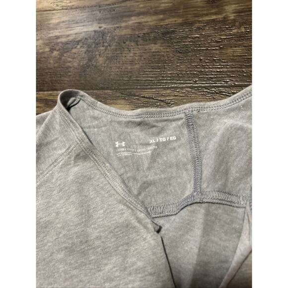 Under Armour XL Project Rock Dwayne Johson Respect Steel Cropped Academy Shirt - Picture 5 of 8